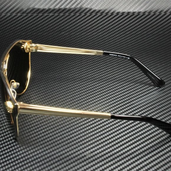 Womens Versace Gold Brown Sunglasses! NEW!